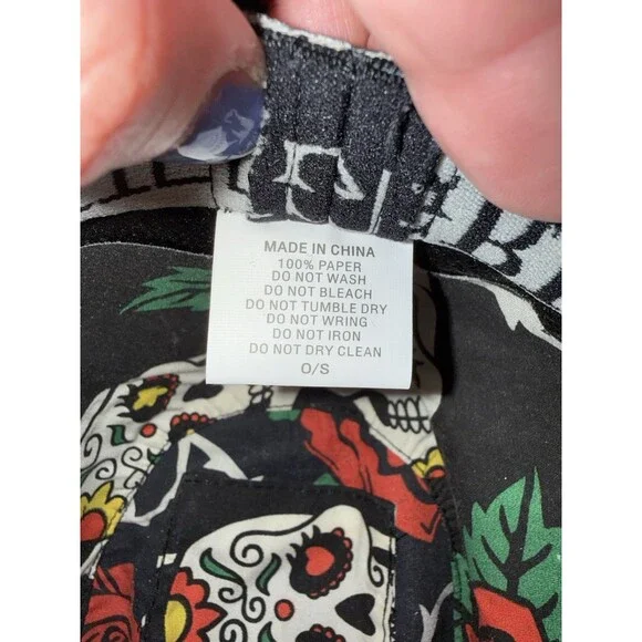 Peter Grimm Black Straw Cowboy Hat Embroidered Rose Band Western Festival O/S - Picture 7 of 12